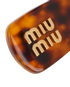 Miu Miu Logo Hair Clip, other view